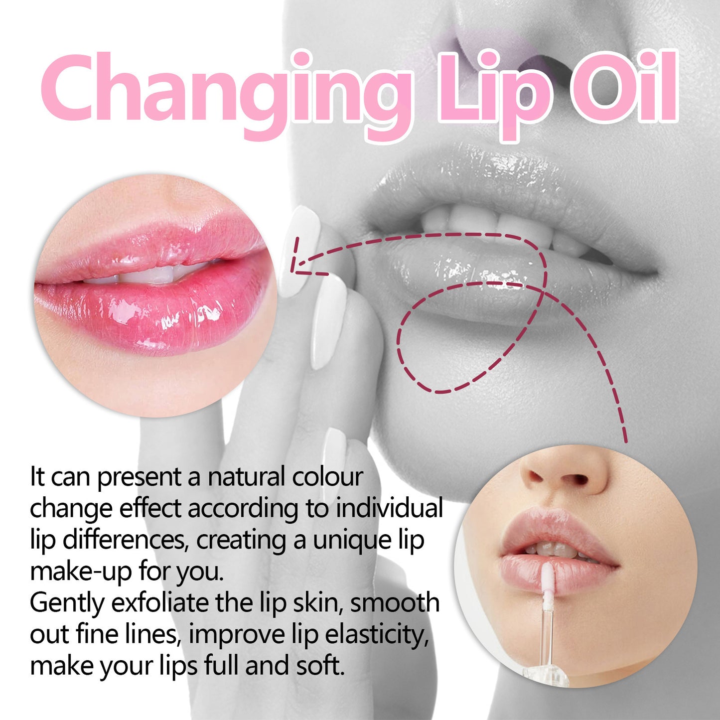 Fade And Smooth Fine Lines Of Lips Nourishing Moisturizing Lip Care Oil Beauty Supplies