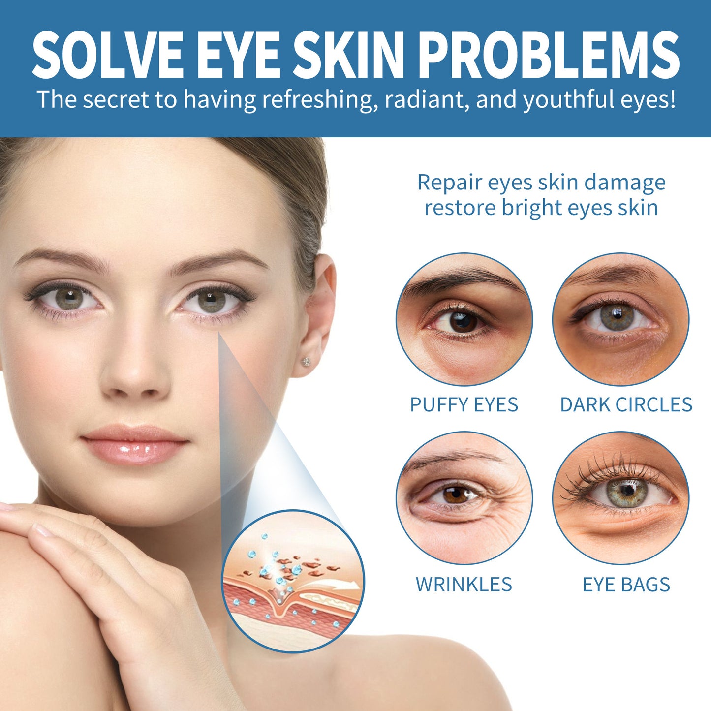 Eye Gel Patch Elastic Moisturizing Skin