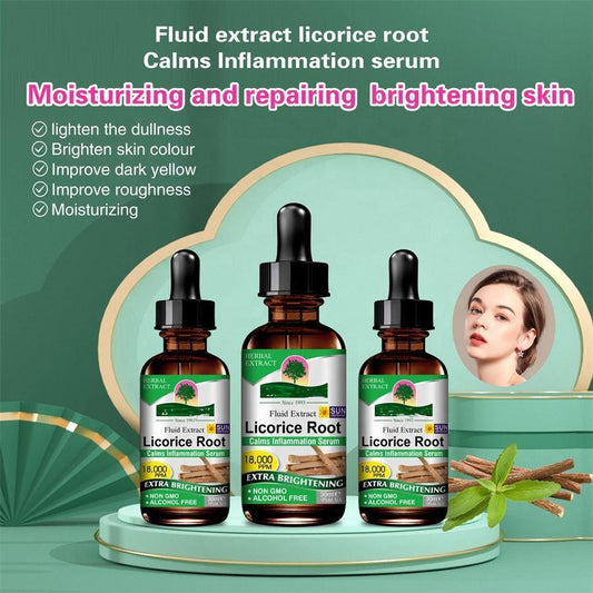 Cosmetic Facial Skin Care Licorice Root Fluoride